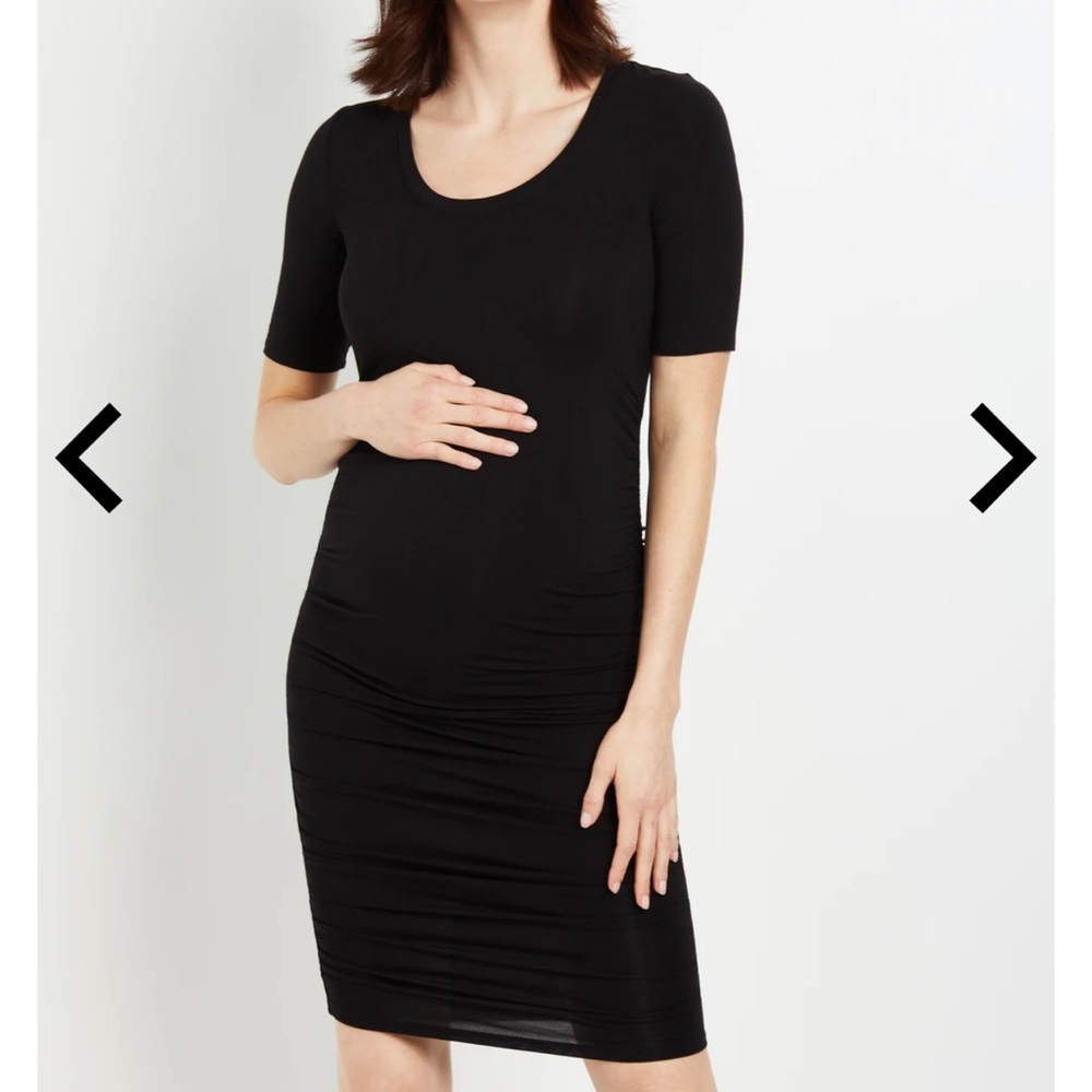 Motherhood Ruched Maternity Dress